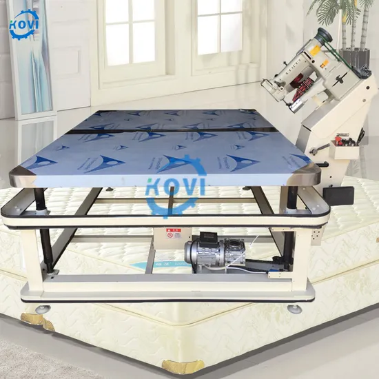 Automatische Singer Kettenstich-Markenkopf-Matratzenband-Kantenschließnähmaschine Matratzen-Overlock-Kantenmaschine