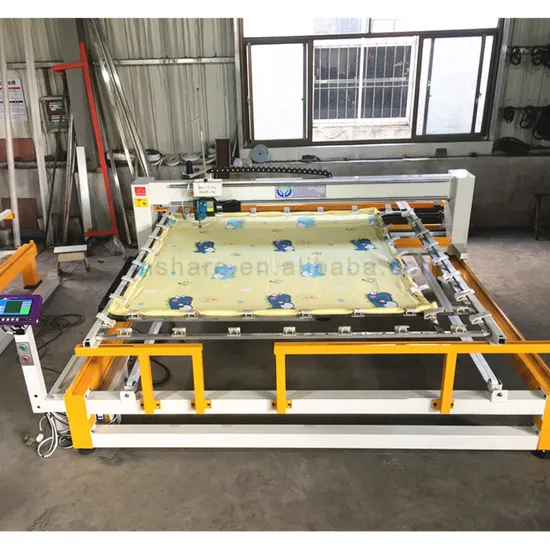 Computer Servo Quilting Nähmaschine Kontinuierliche Einzelnadel Quilting Nähmaschine