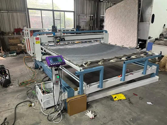 Langarm-Quilten, 2500r Servomotor, LCD-Stickerei, Einzelnadel-Quilten, Nähen, Bettdecken, Ultraschall-Quiltmaschine