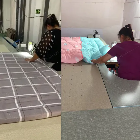 Industrielle Matratzen-Steppdecken-Klebekanten-Nähmaschine für die Bettdeckenbezugseite