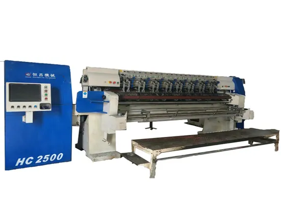 Quilt-Nähmaschine für Bettdecken, computergesteuerte Kettenstich-Steppmaschine mit mehreren Nadeln