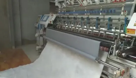 Industrielle Hochgeschwindigkeits-Shuttle-Steppmaschine mit mehreren Nadeln/Köpfen