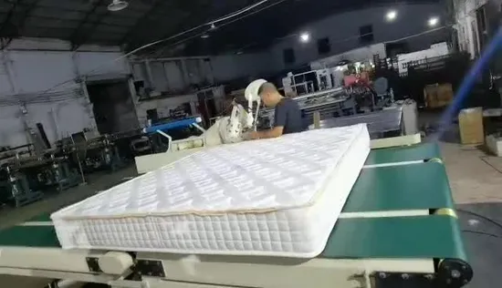 Vollständig neue automatische Singer 300u Kettenstich-Matratzenbandkanten-Nähmaschine